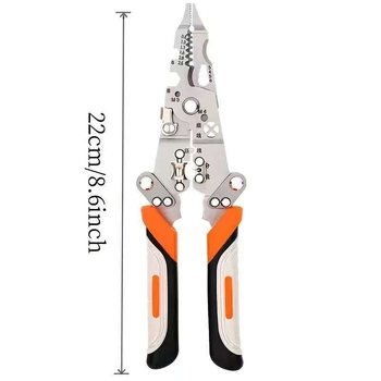 Električarski višenamjenski odvijač za žice, sklopni automatski alat za odvajanje i uklanjanje izolacije