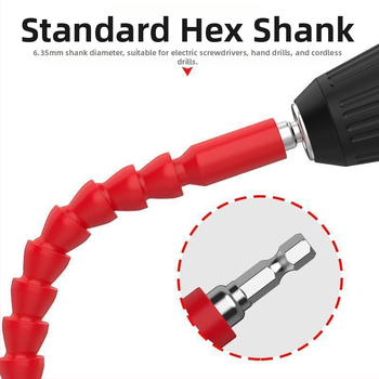 Ευέλικτος άξονας για ηλεκτρικό δραπανοκατσαβίδι – προέκταση άξονας, χάλυβας άνθρακα, 1 τεμάχιο