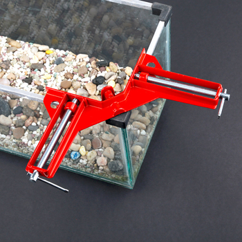 90° kutni steznik za drvodjelstvo - aluminijska legura, brzi steznik, zavarivački fiksator i blok pozicioniranja, težina 150 g