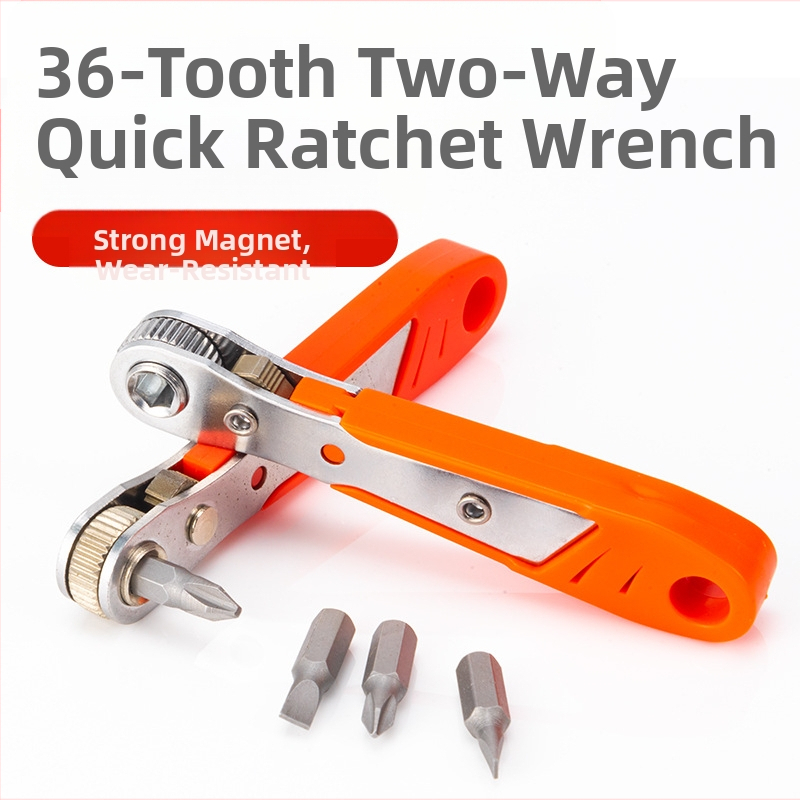 Mini magnetski šarafciger s klik mehanizmom, 36 zuba, naprijed/natrag, fleksibilna metalna osovina