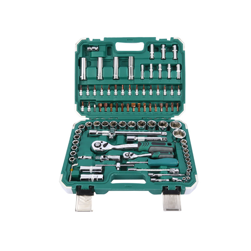 94-dijelni set alata za auto popravak: set utičnica i ključeva, krom-vanadijsko čelika, metrički standard, 6.4 kg