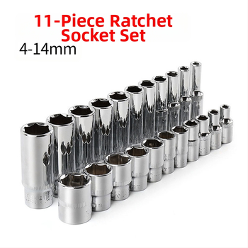 Blade Routine 11-dijelni set šesterokutnih ključeva s 1/4 hex adapterom, kratke i duge glave, metrički oblik