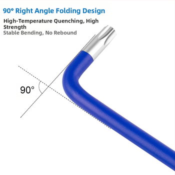 Комплект Allen ключове със мотив сливово цвете, S2 инструментална стомана, 0,5 кг