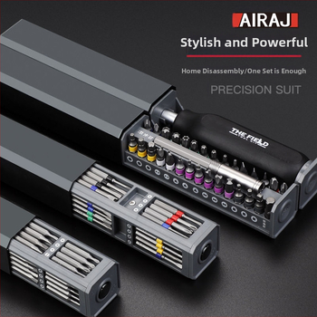 Arrizo magnetinių atsuktuvų rinkinys išmaniesiems telefonams ir nešiojamiesiems kompiuteriams, tikslūs remonto įrankiai, Cr-V plienas, svoris 550 g