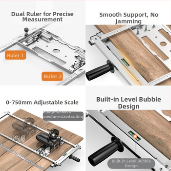 Βάση πλάκας κοπής για ξυλουργικές εργασίες, ανοξείδωτος χάλυβας, σετ εργαλείων 40 τεμαχίων