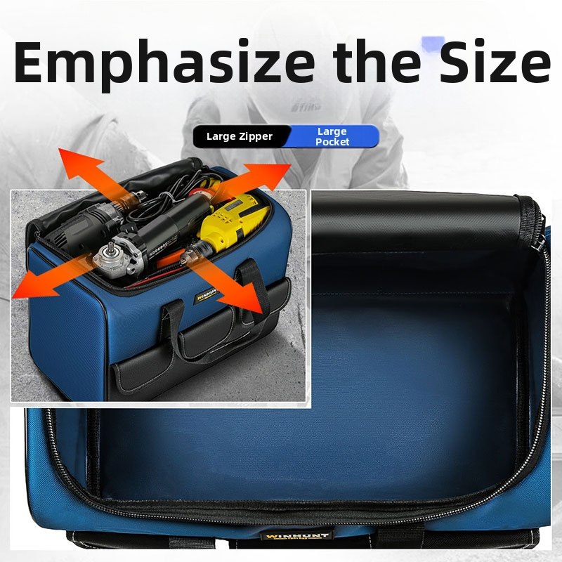 Rankinių įrankių krepšys - Daugiafunkcinė įrankių krepšys, didelė talpa, patvari, skirtas elektrikams ir įrankių saugojimui, prekės ženklas Winhunt/Changshengke