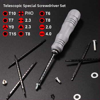 WEEKS 18 dalių atsuktuvų rinkinys, teleskopinis 13-in-1, magnetinis, izoliacinis