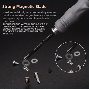 WEEKS 18 dalių atsuktuvų rinkinys, teleskopinis 13-in-1, magnetinis, izoliacinis