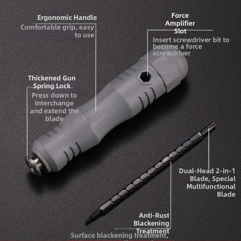 WEEKS 18 dalių atsuktuvų rinkinys, teleskopinis 13-in-1, magnetinis, izoliacinis