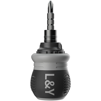 Maibu teleskopinis atsuktuvų rinkinys su ratcheto mechanizmu, chromo-vanadžio plieno, izoliuotas ir magnetinis