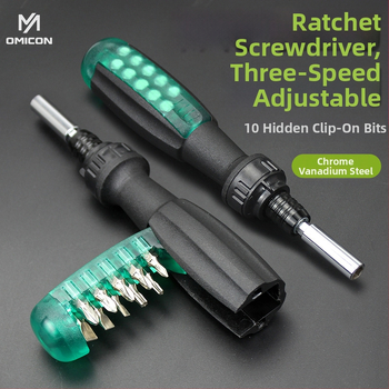 11-in-1 veržliavinių atsuktuvų rinkinys su teleskopiniu rankenos – magnetinis, izoliacinis, chromo-vanadžio plienas, 11 dalių