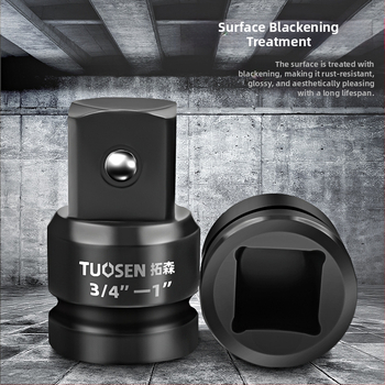 Topson sleeve adapter za električni pneumatski ključ — visoko ugljični čelik, fosfatirana površina