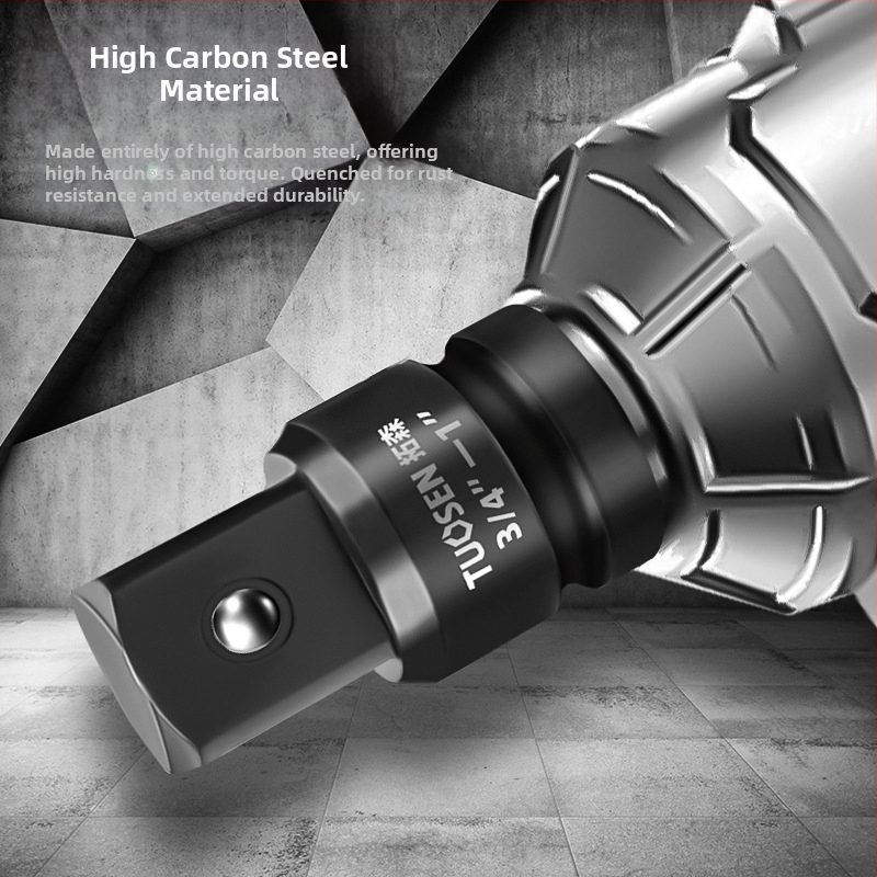 Topson адаптер за втулка към електрически пневматичен гаечен ключ — високовъглеродна стомана, фосфатирана повърхност