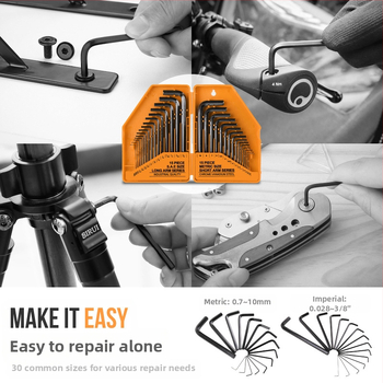 Steelmaster 30-dijelni set imbus ključeva s kugličnom glavom, od krom-vanadij čelika, tip glave: šesterokutna utičnica