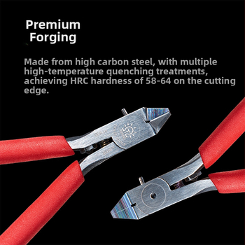 Dispai υπερλεπτές πένσες κοπής με μονή κόψη, μοντέλο ST-A3.0, κατασκευή από μέταλλο, βάρος 1