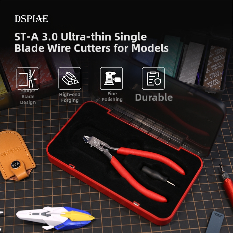 Dispai υπερλεπτές πένσες κοπής με μονή κόψη, μοντέλο ST-A3.0, κατασκευή από μέταλλο, βάρος 1