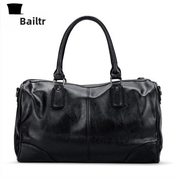Мъжка чанта от PU кожа за свободно време и пътуване, водоустойчива, подплата полиестер, марка Elder Bailey