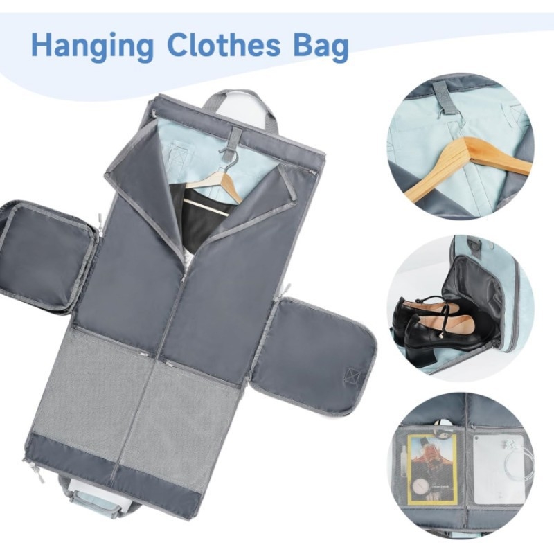 Geantă de voiaj mare pliabilă – PU piele, 36–55 L, impermeabilă, căptușeală poliester, stil urban simplu