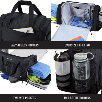 Τσάντα ταξιδιού APJ992, 20–35 L, πολυεστέρας, μονόχρωμη, αστικός μινιμαλισμός