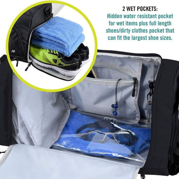 Τσάντα ταξιδιού APJ992, 20–35 L, πολυεστέρας, μονόχρωμη, αστικός μινιμαλισμός