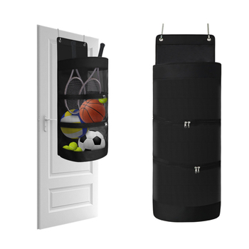 Durų pakabinamas įrankių laikiklis iš Oxford audinio ir nailoninės tinklo, daugiafunkcinis, tvirtinamas prie sienos ar durų, tinka miegamajam, voniai ir virtuvei.