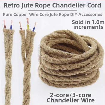 Yusheng maitinimo laidas su PVC izoliacija, VDE sertifikatas, skirta apšvietimo įrangai.