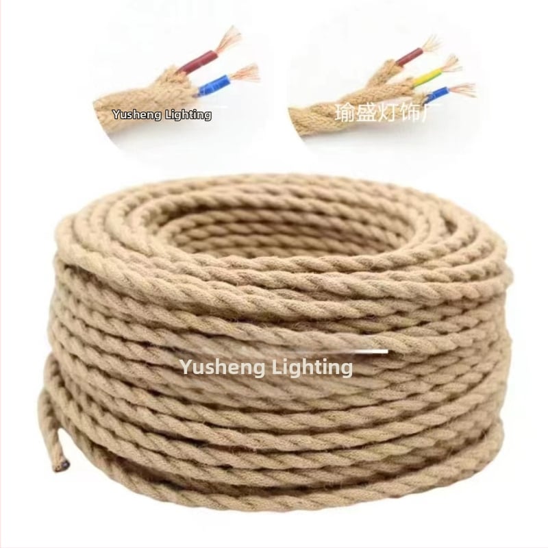 Yusheng maitinimo laidas su PVC izoliacija, VDE sertifikatas, skirta apšvietimo įrangai.