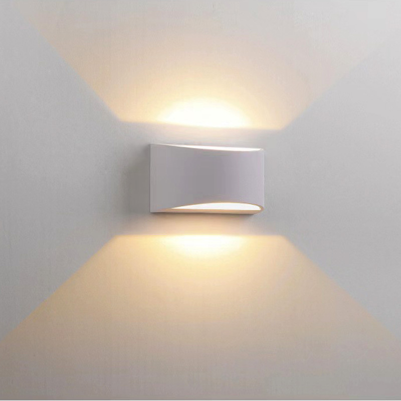 Τοίχικο φως με ακρυλικό σκιάδιο, κυκλικός μινιμαλιστικός σχεδιασμός, αλουμινένιο σώμα, COB φωτιστικό, ≤36V, Νέο κινεζικό στυλ