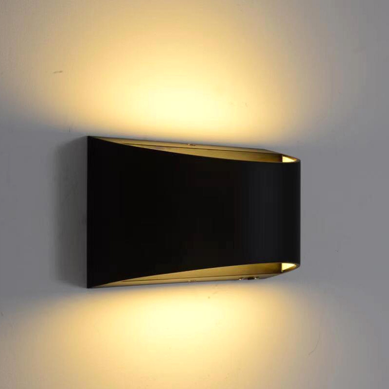 Τοίχικο φως με ακρυλικό σκιάδιο, κυκλικός μινιμαλιστικός σχεδιασμός, αλουμινένιο σώμα, COB φωτιστικό, ≤36V, Νέο κινεζικό στυλ