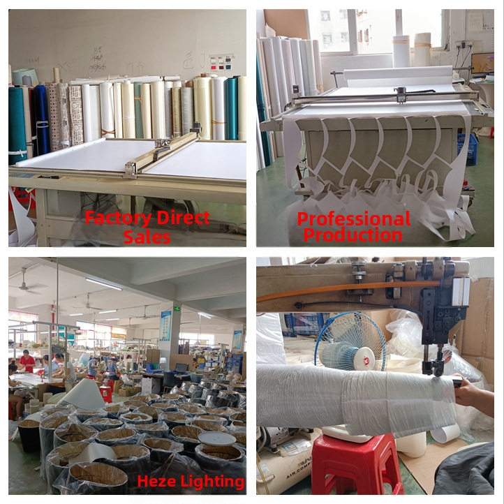 Абажур за лампа от плат A041, балонен тип, за полилей/стенна лампа, дебелина 0.4