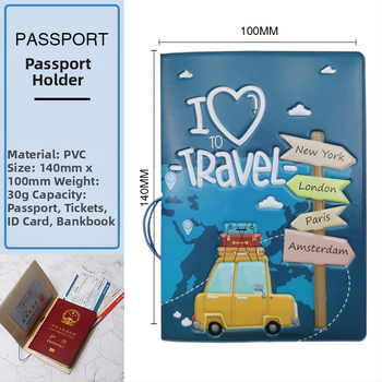 PVC paso dėklas, modelis A0341, anime piešinis, 1 sulenkimas, gatvės stilius