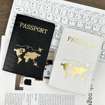PU odos su krokodilo raštu pasportų dėklas, vidus iš dirbtinės odos, kasdieniam naudojimui, talpina pasą ir asmens tapatybės kortelę