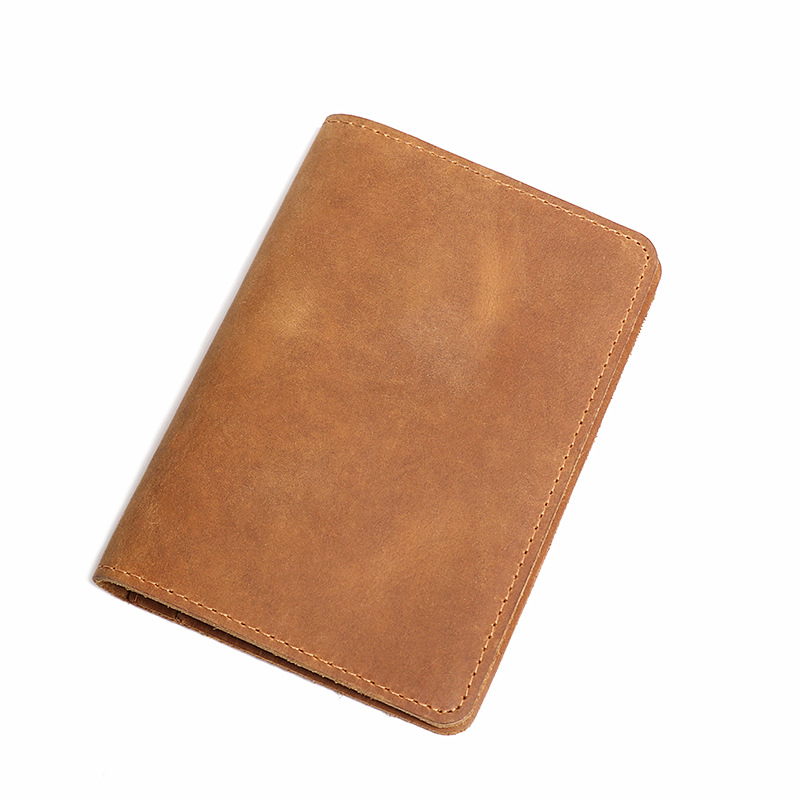 Īstas ādas pases maciņš, pirmais slānis liellopu ādas, iekšējā odere no liellopu ādas, vienkrāsains, universāls