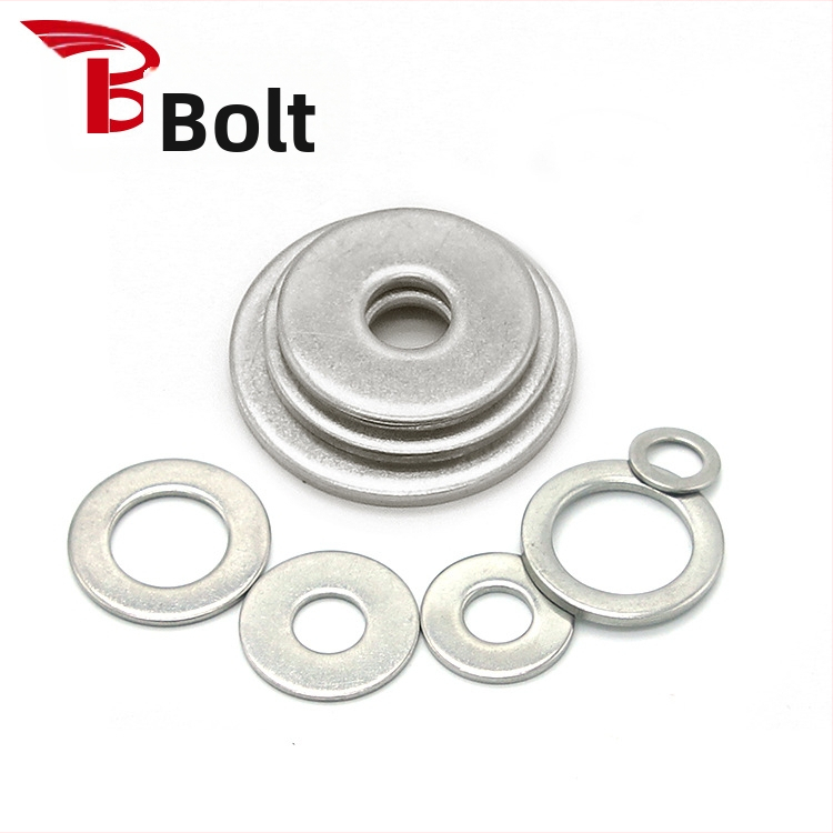 304 неръждаема стомана, плоски метални уплътнения, комплект в кутия, 270 броя/190 броя, GB97 стандарт, клас А