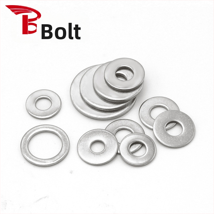 304 неръждаема стомана, плоски метални уплътнения, комплект в кутия, 270 броя/190 броя, GB97 стандарт, клас А