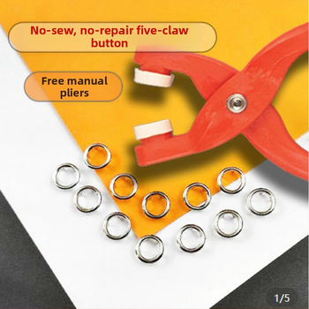 Penkių užsegimo įrankių rinkinys — nematomi spaustukai, žiemos 2022 leidimas