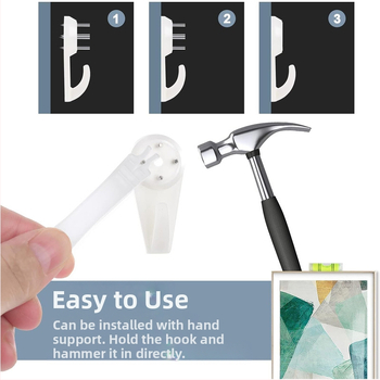 Nematomas sieninis kabliukas rėmams iš plastiko, rankų darbas, šiuolaikinis minimalistinis stilius.