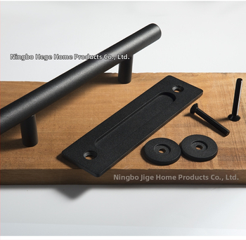 Λαβή πόρτας για ξύλινη συρόμενη πόρτα, από χάλυβα άνθρακα, μοντέλο DH-C01, επίστρωση: ψεκασμός, στυλ: Νέο κινεζικό στυλ, μοντέρνος μινιμαλισμός, ελαφρύς πολυτελής