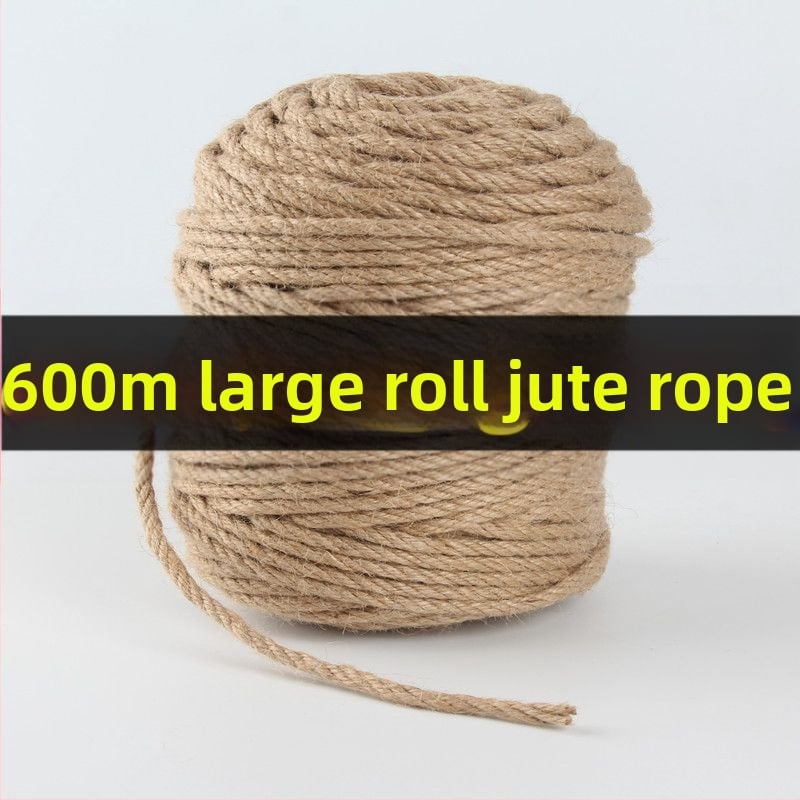 Τζούτε Κατς Κλιμακτήριο Δένδρο - Υλικό DIY, Διακοσμητικό Σχοινί για Κατοδέντρο, Κωδικός Προϊόντος HZcp#220469606873