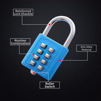 Λουκέτο από κράμα ψευδάργύρου, μηχανικό, μοντέλο: κλειδί, πάχος 3, απόσταση 30