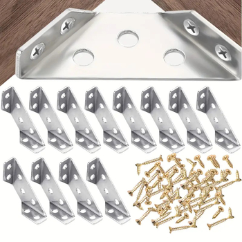 Colț triunghiular din oțel inoxidabil pentru mobilier – model Triangular Corner Code, stil modern minimalist, finisaj electroplacare