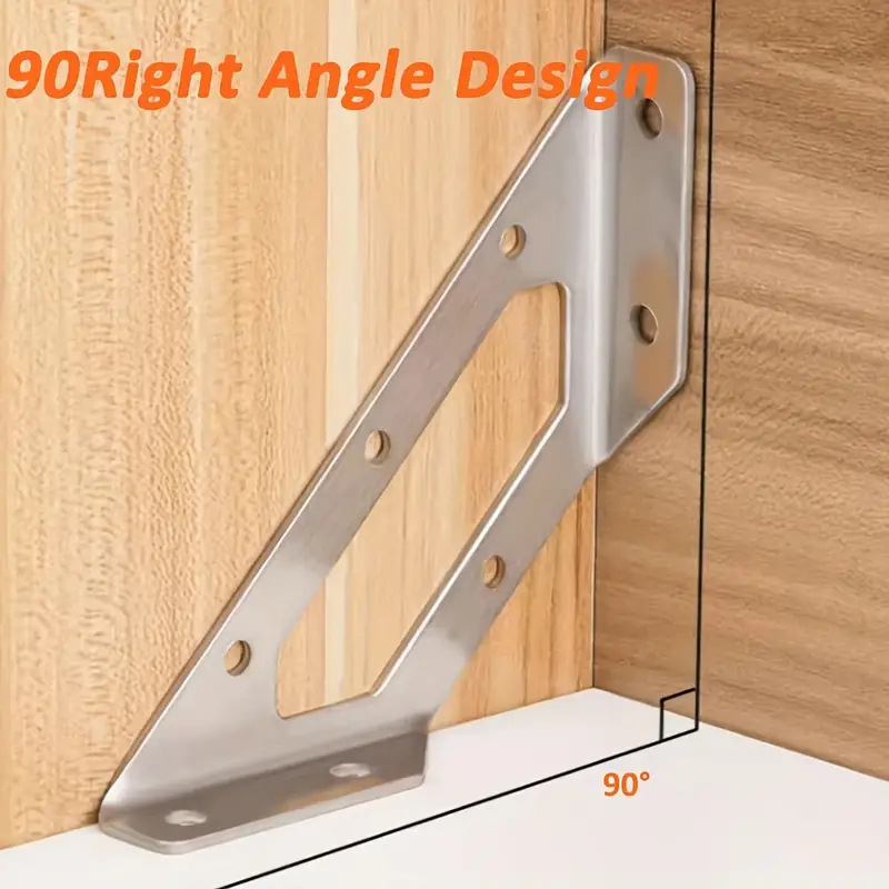 Colț triunghiular din oțel inoxidabil pentru mobilier – model Triangular Corner Code, stil modern minimalist, finisaj electroplacare