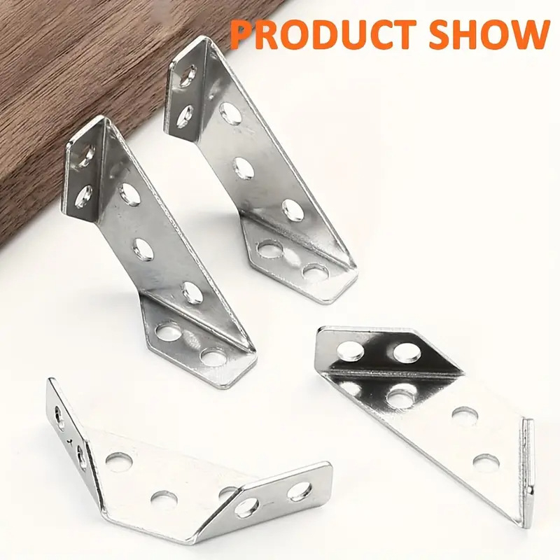 Colț triunghiular din oțel inoxidabil pentru mobilier – model Triangular Corner Code, stil modern minimalist, finisaj electroplacare