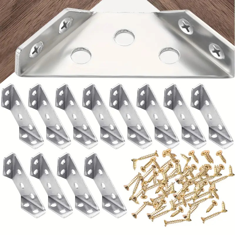 Colț triunghiular din oțel inoxidabil pentru mobilier – model Triangular Corner Code, stil modern minimalist, finisaj electroplacare