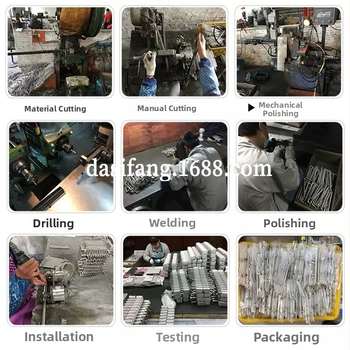 Χειρολαβή για ντουλάπες και έπιπλα, Τ-σχήματος, από ανοξείδωτο ατσάλι, βουρτσισμένο φινίρισμα, μοντέλο DSF-DK