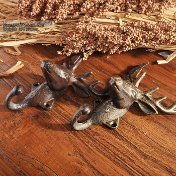 Yicheng Geležinis sieninis kabliukas su elnio galva — Skandinavijos stilius, vienas kabliukas