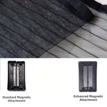 Magnetinės durų užuolaidos be gręžimo, 9 magnetinių sagtelių poros, uodų tinklas, poliesteris, svetainei, virtuvei ir restoranui