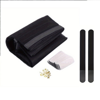 Magnetinės durų užuolaidos be gręžimo, 9 magnetinių sagtelių poros, uodų tinklas, poliesteris, svetainei, virtuvei ir restoranui