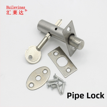 Κλειδαριά πόρτας από ανοξείδωτο χάλυβα για σωληνωτό φρεάτιο με κρυφό σταυρό-κλειδί, μοντέλο 001, κατάλληλη για μεταλλικές, ξύλινες και πυρασφαλείς πόρτες.