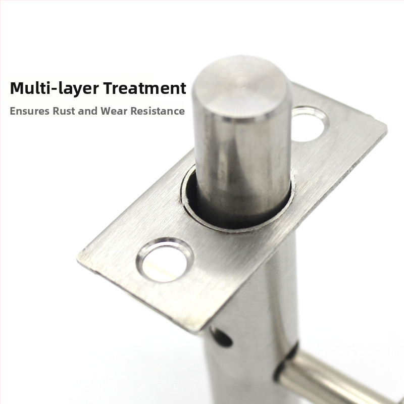 Стоманено заключване за врата на шахта с скрит кръстовиден ключ, модел 001, за метални, дървени и противопожарни врати.